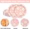 48 PCS Daisy Paper Plates 7 Inch Daisy Flower Party Groovy Tableware Pink Groovy Boho Dessert Plates Decorations for Birthday Baby Shower Wedding Disposable Party Favors